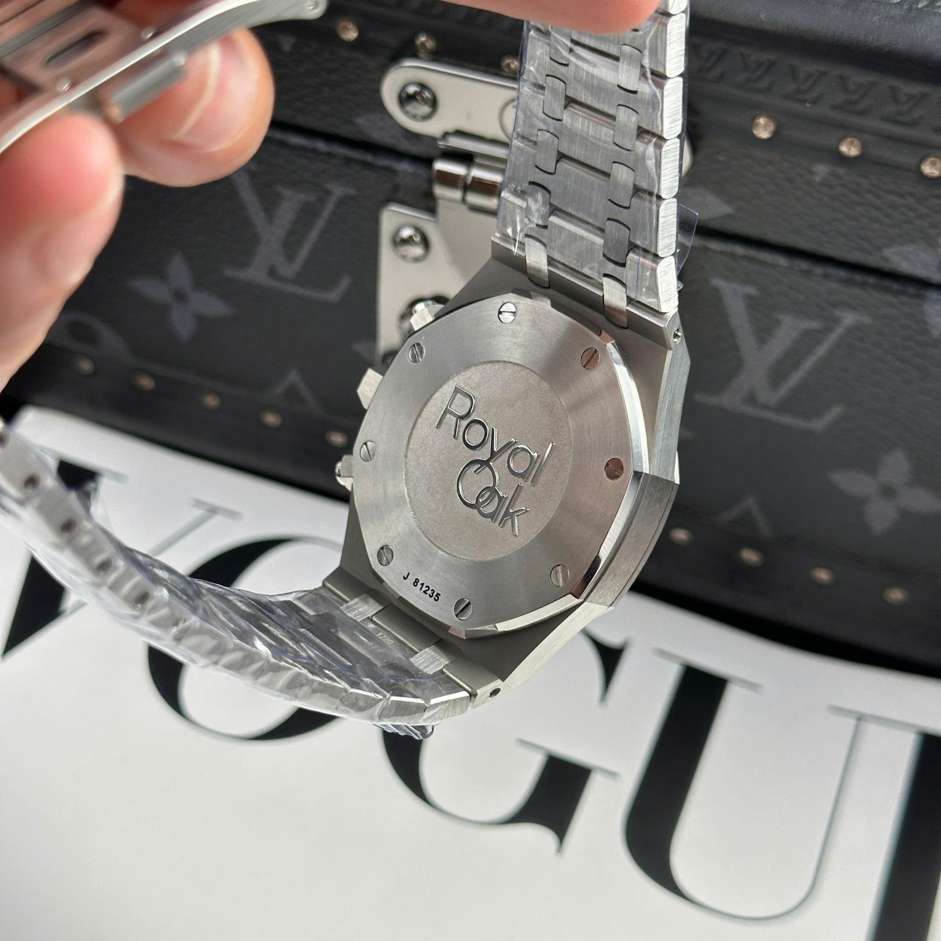 Audemars Piguet Super Clone Watch Royal Oak 26331 Chronograph Dial Black 41mm - Image 13
