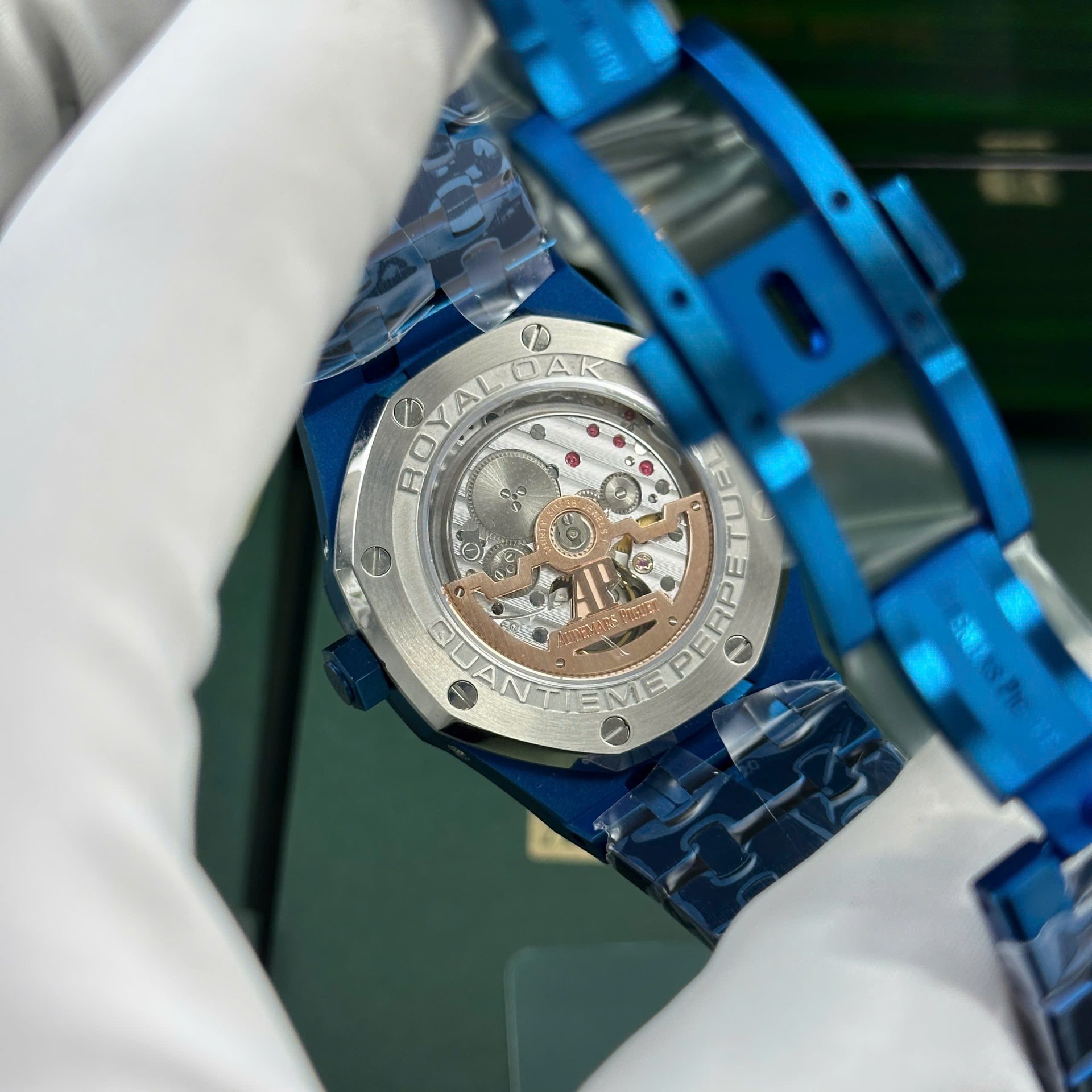 Audemars Piguet Royal Oak Perpetual Calendar 26579CS Super Clone Watch Blue BBR Factory 41mm - Image 10