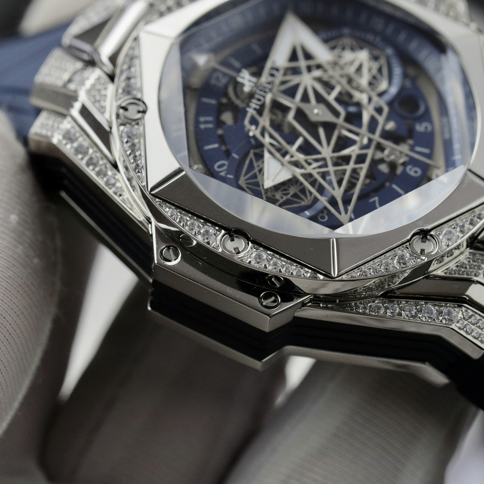 Hublot Big Bang Sang Bleu II Super Clone Watch Blue HB Factory 44mm - Image 6