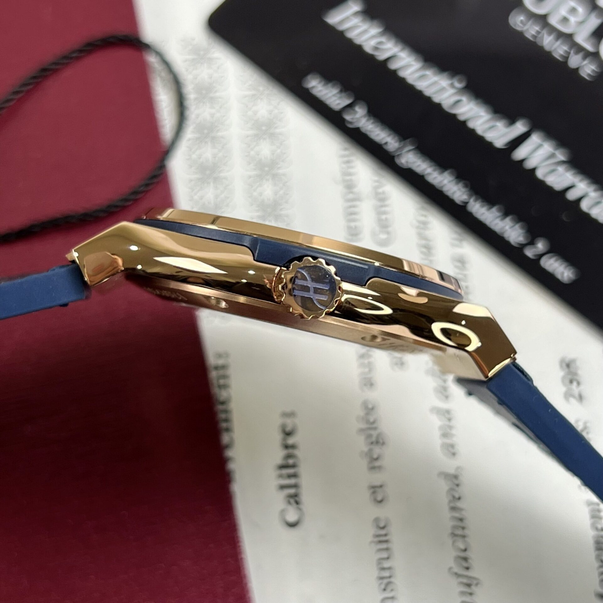 Hublot Replica Watch Classic Fusion King Gold Blue Dial JJF Factory 42mm - Image 5