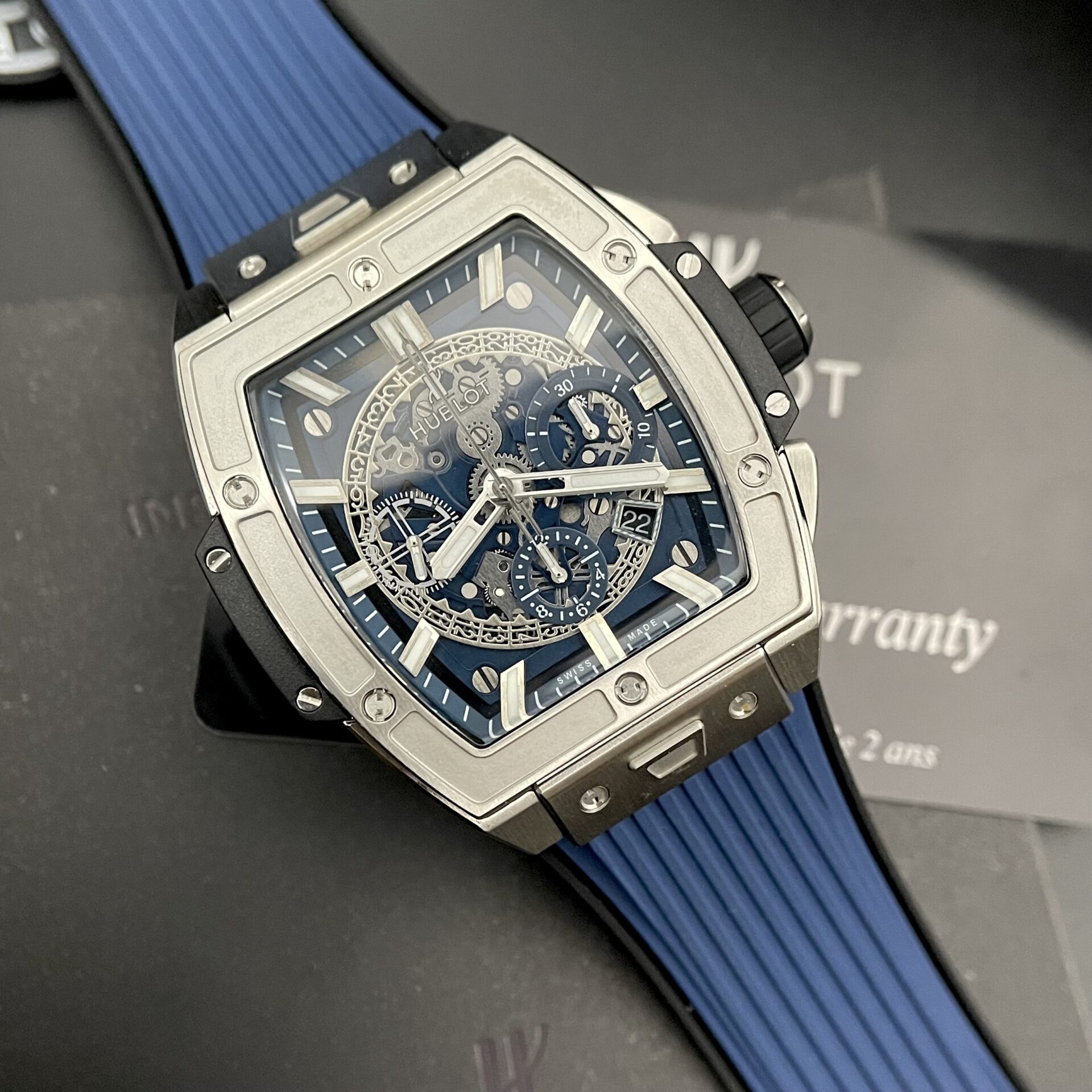 Hublot Spirit Of Big Bang Titanium Replica Watch Rubber Strap MS Factory 42mm - Image 2