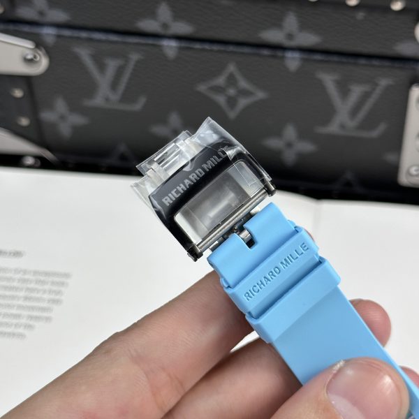 Richard Mille RM35-02 Custom Full Carbon Case Blue BBR 44mm - Image 11
