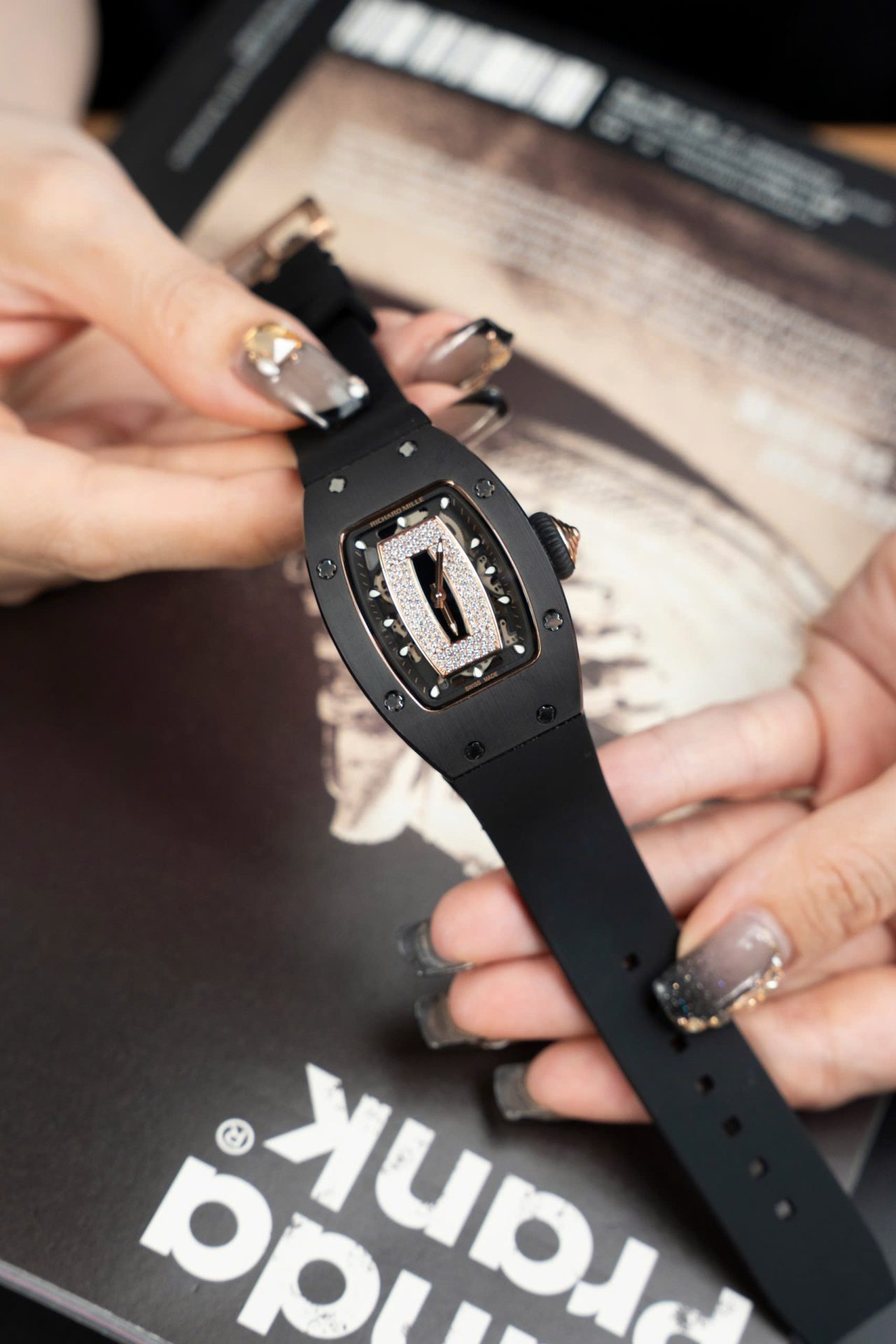 Richard Mille Super Clone Watches RM07-01 Ceramic Black 36mm - Image 3