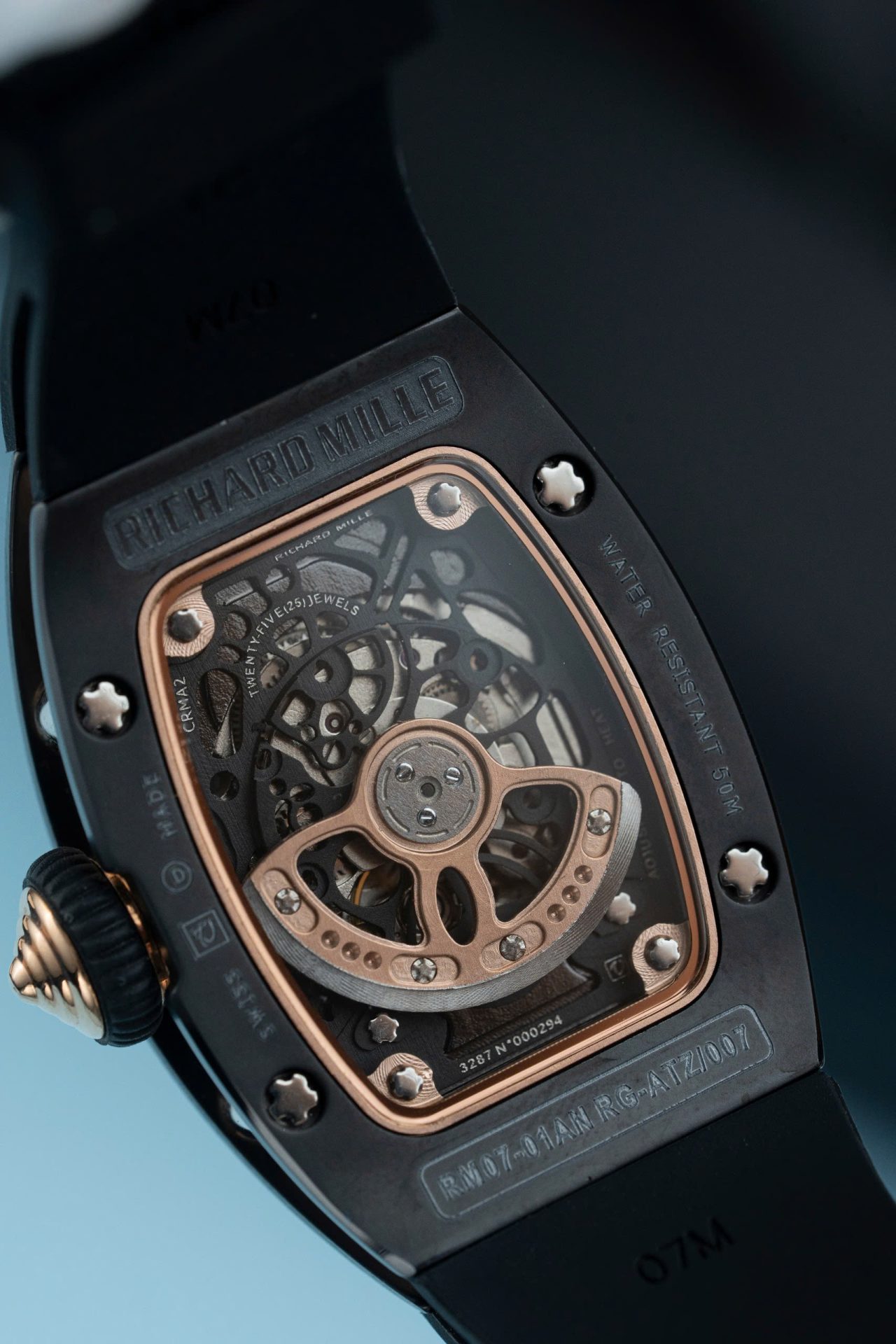 Richard Mille Super Clone Watches RM07-01 Ceramic Black 36mm - Image 10