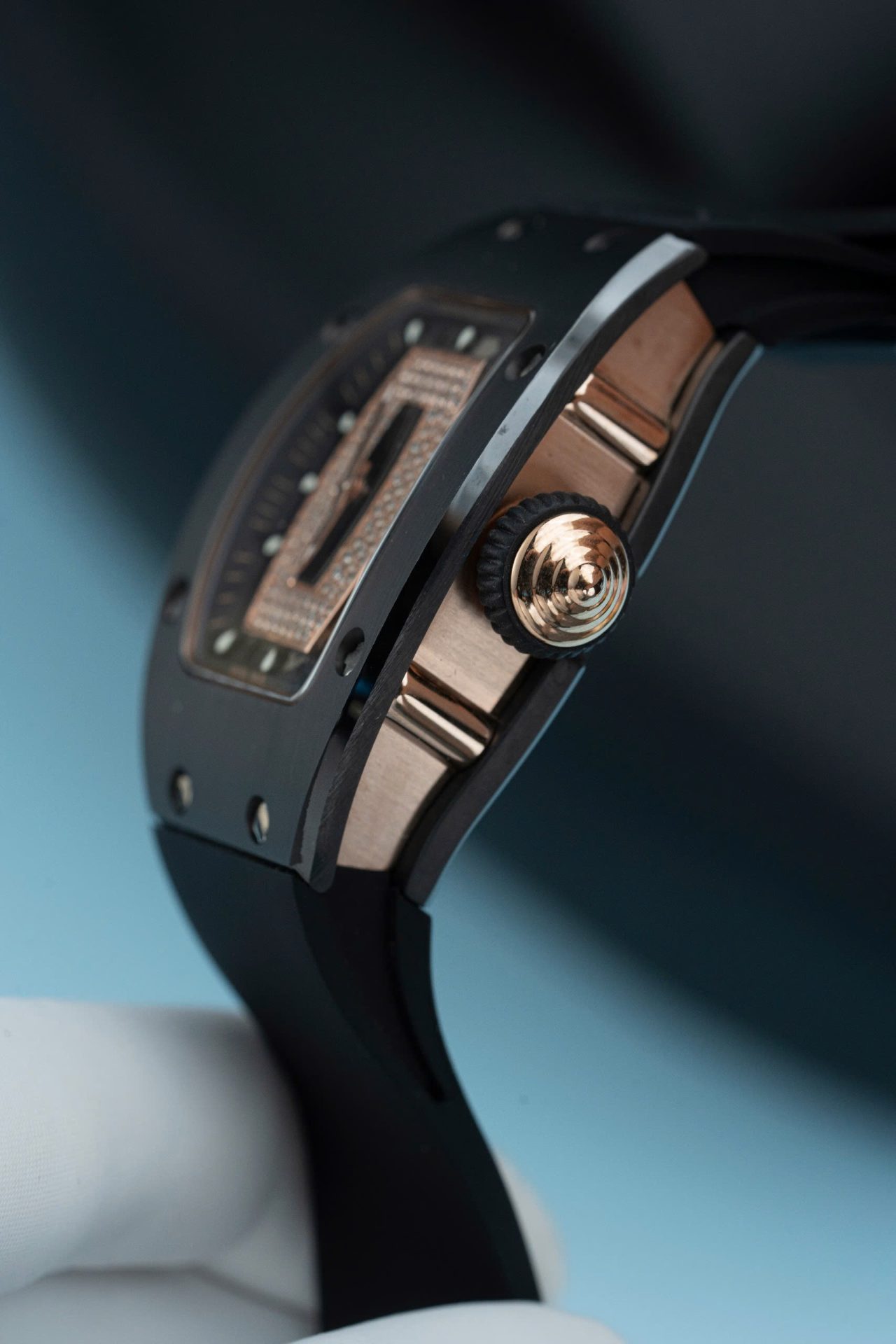 Richard Mille Super Clone Watches RM07-01 Ceramic Black 36mm - Image 8
