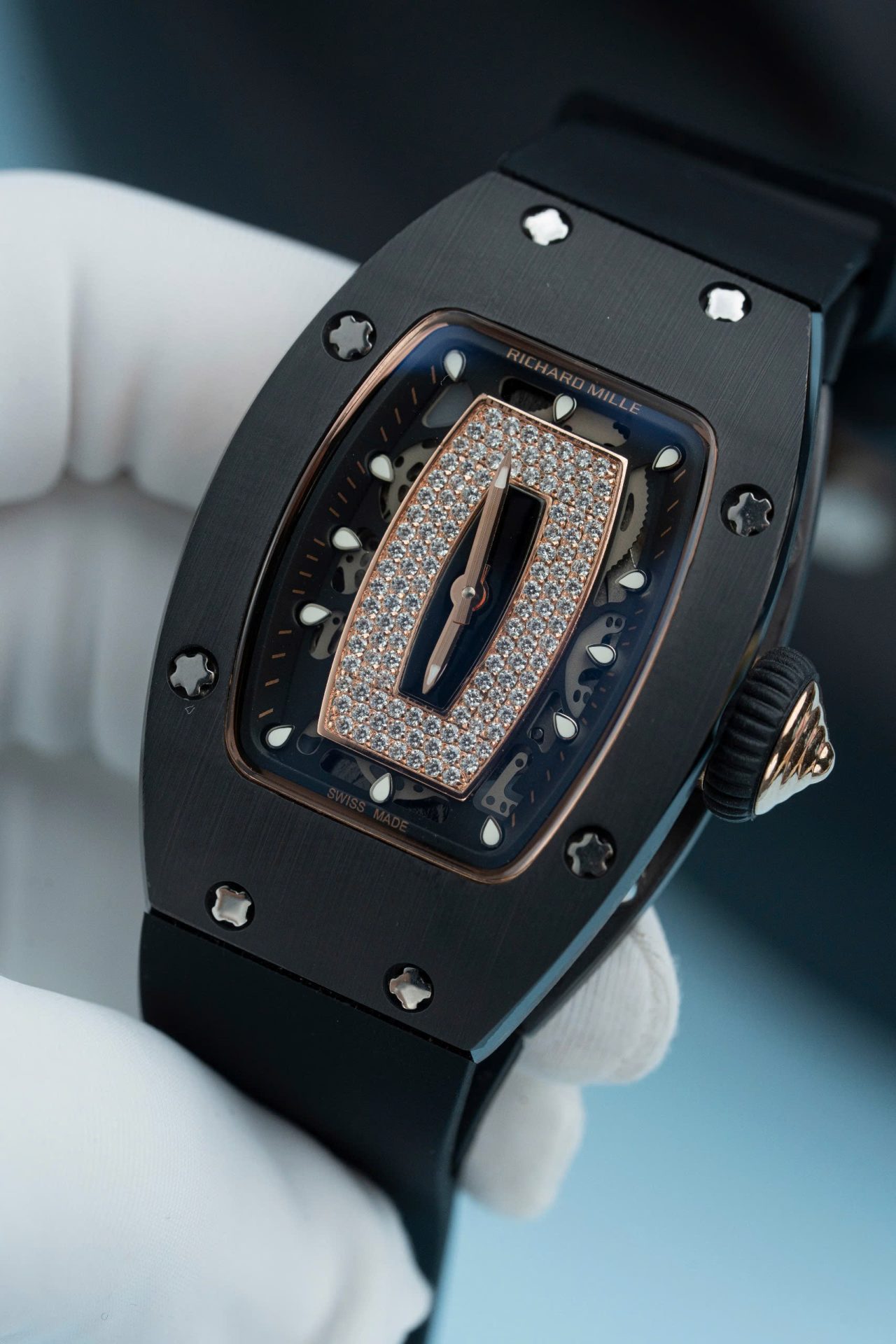 Richard Mille Super Clone Watches RM07-01 Ceramic Black 36mm - Image 4