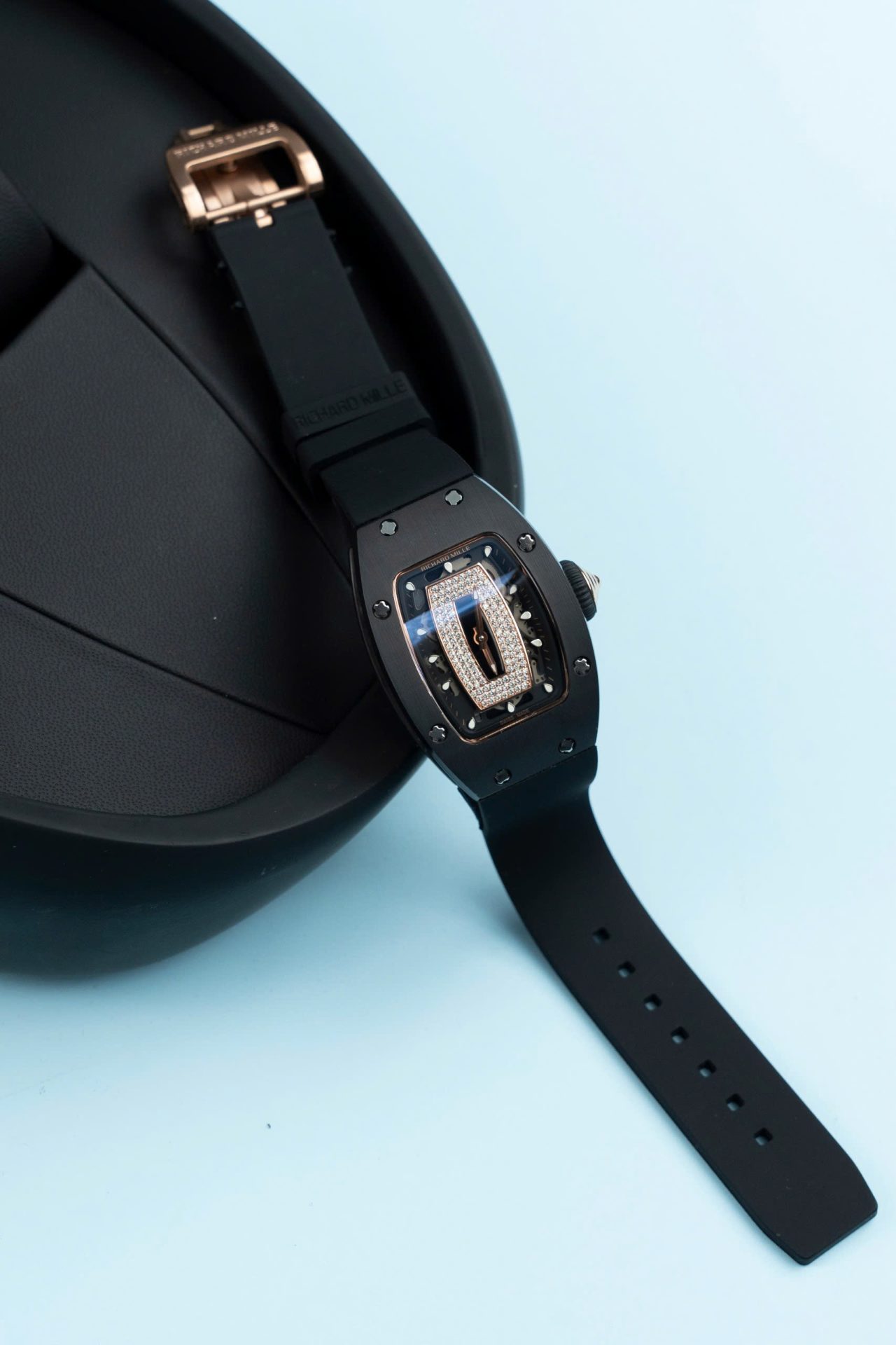 Richard Mille Super Clone Watches RM07-01 Ceramic Black 36mm
