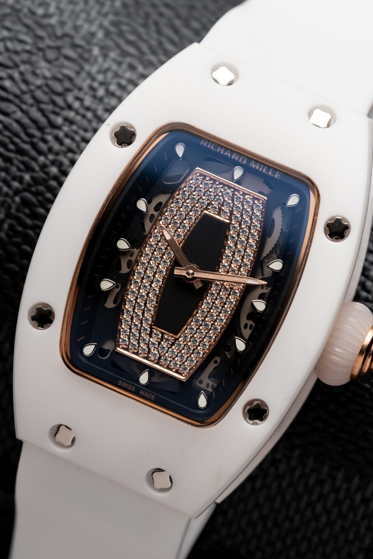 Richard Mille RM07-01 High Quality Replica Watch White Ceramic Case 36mm - Image 4