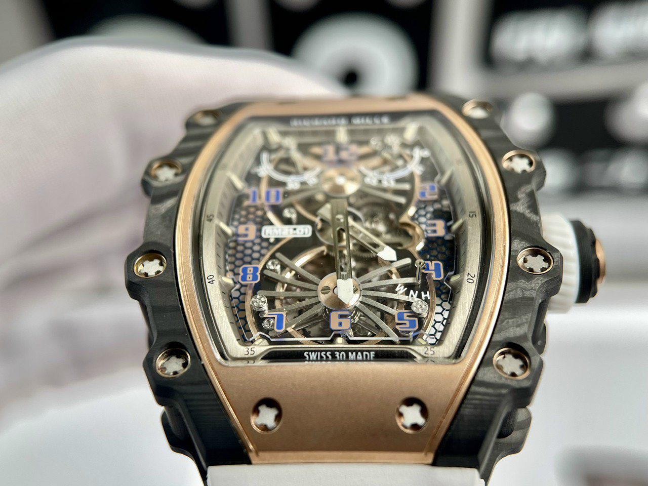 Richard Mille RM21-01 Aerodyne Tourbillon Replica 1:1 Watch 45mm - Image 5