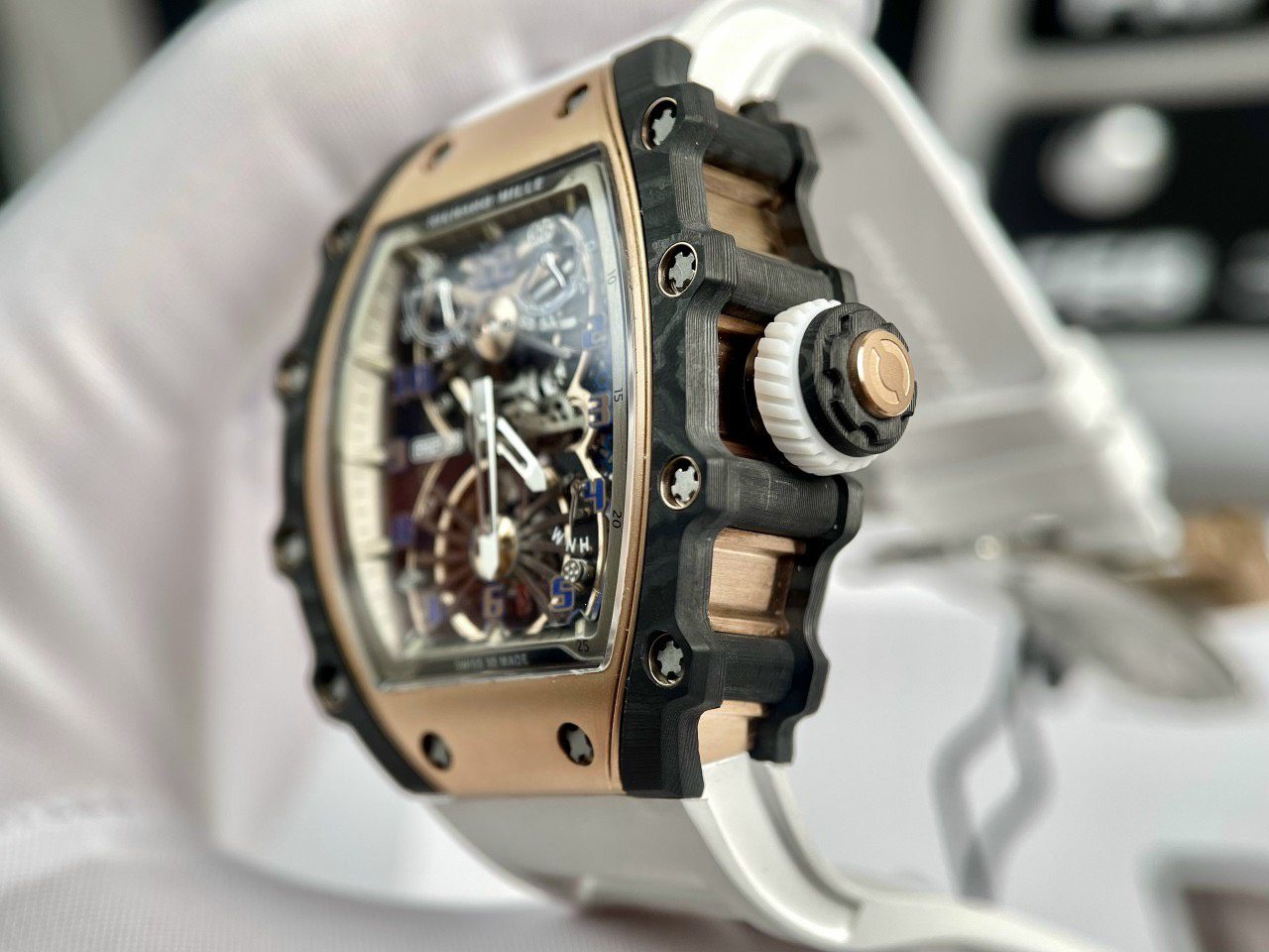 Richard Mille RM21-01 Aerodyne Tourbillon Replica 1:1 Watch 45mm - Image 6