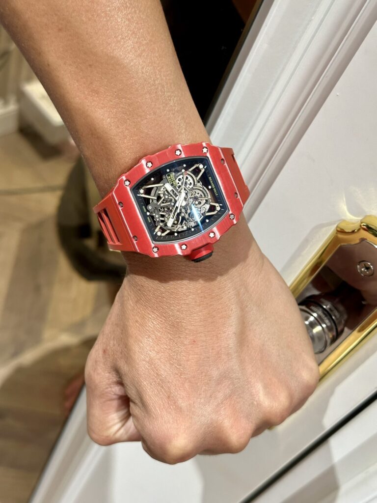 Richard Mille RM35-02 Replica 11 Watch Carbon Fiber Red 45mm - Image 7