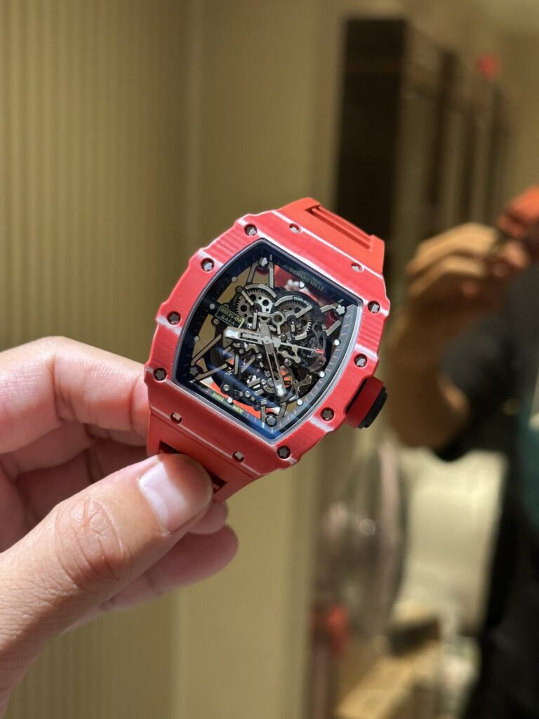 Richard Mille RM35-02 Replica 11 Watch Carbon Fiber Red 45mm - Image 2
