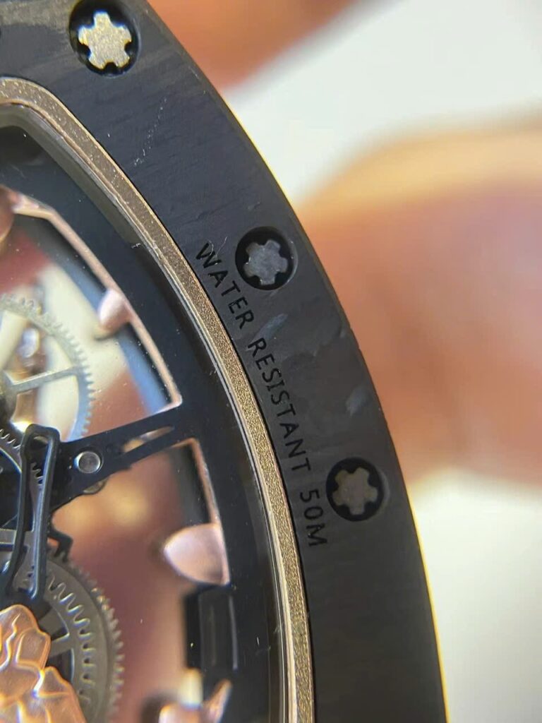 Richard Mille RM66 Custom Tourbillon Carbon 18K Gold Wrapped VIP 42.7mm - Image 8