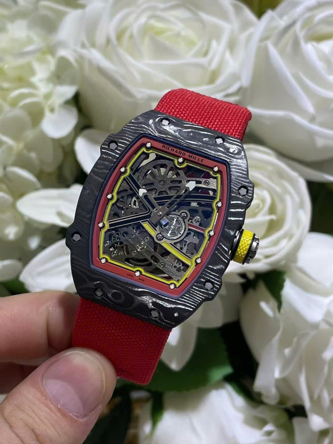 Richard Mille RM67-02 Carbon Best Super Clone Watch Customs Like Auth VIPP 38.7×47.52mm - Image 4