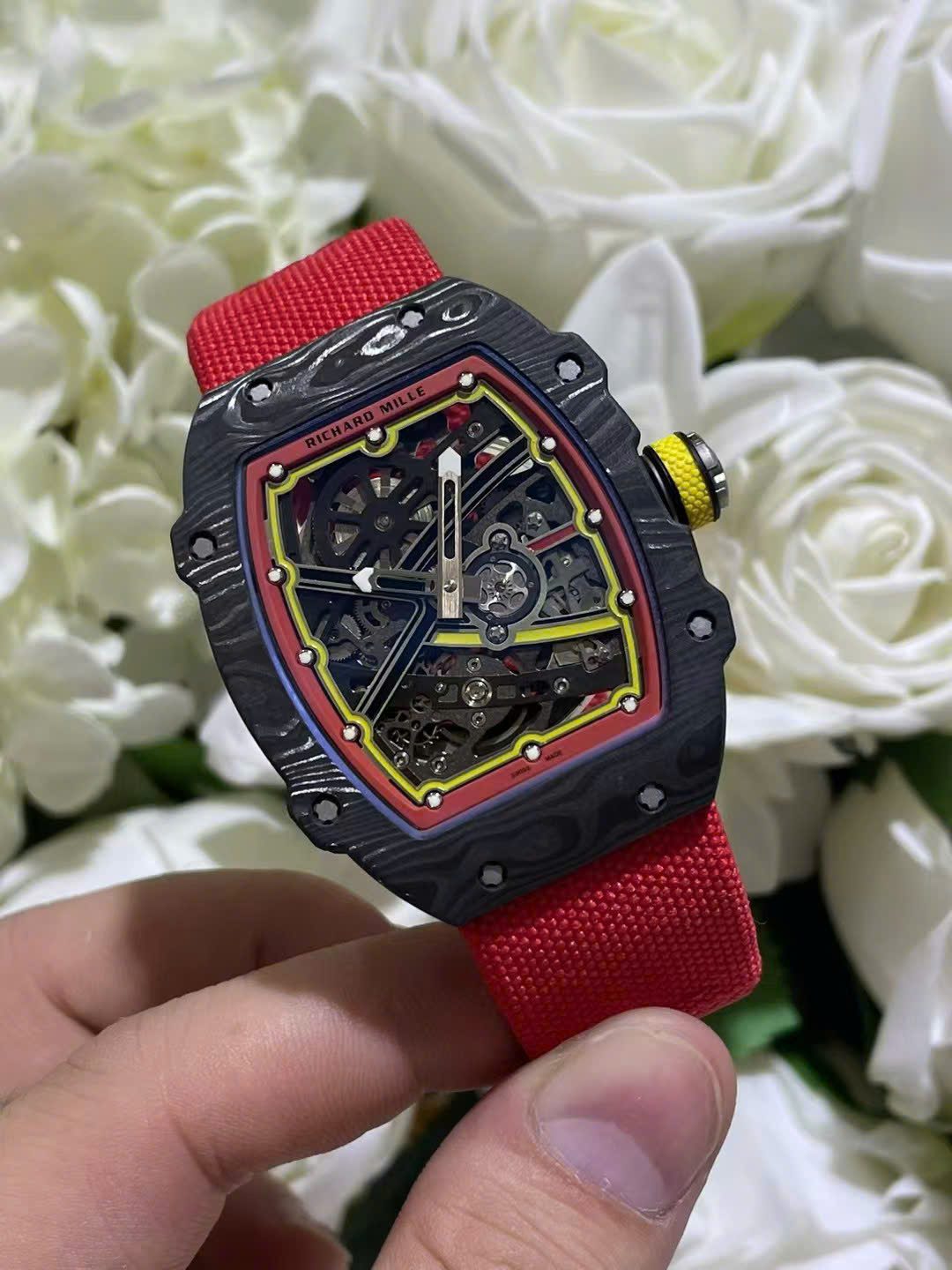Richard Mille RM67-02 Carbon Best Super Clone Watch Customs Like Auth VIPP 38.7×47.52mm - Image 3
