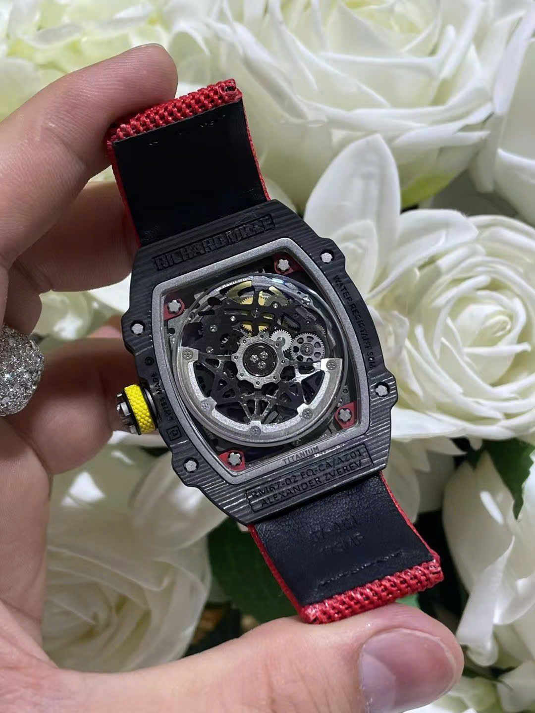 Richard Mille RM67-02 Carbon Best Super Clone Watch Customs Like Auth VIPP 38.7×47.52mm - Image 8