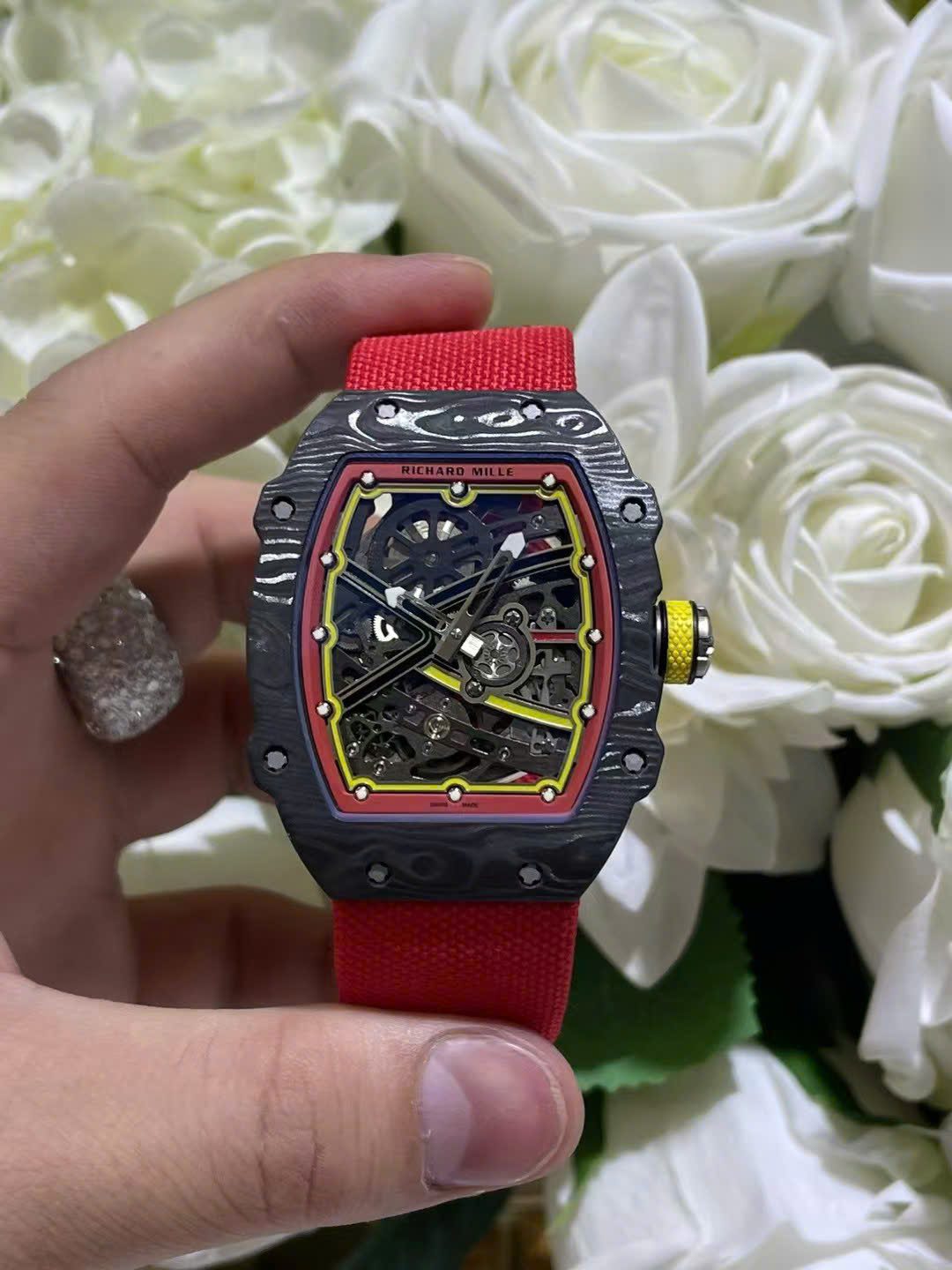 Richard Mille RM67-02 Carbon Best Super Clone Watch Customs Like Auth VIPP 38.7×47.52mm - Image 2