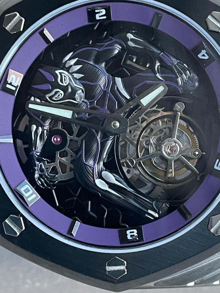 Royal Oak Concept Black Panther Flying Tourbillon Watch - Image 4