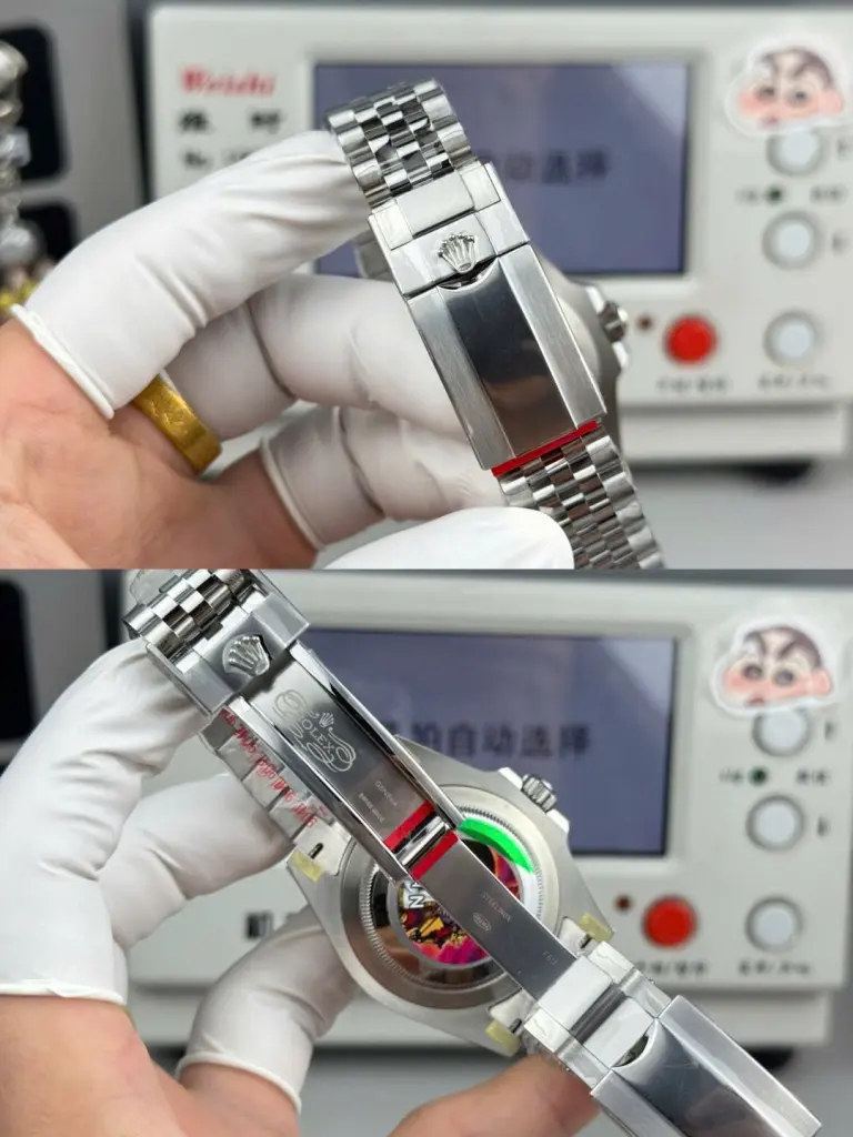Rolex GMT-Master II Luxury Red Dial Calibre 3285 Super Clone Movement 40mm - Image 7