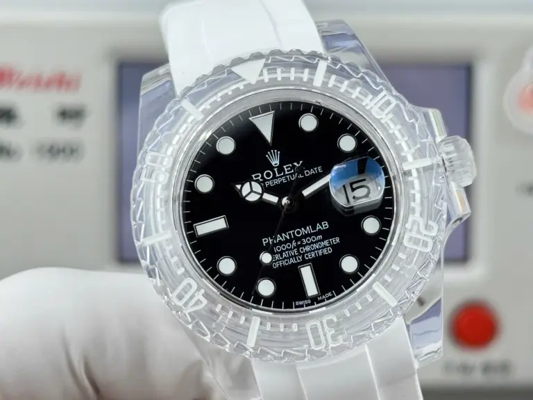 Rolex Submariner Phantomlab Black Dial Swiss Automatic Movement 40mm Super Clone - Image 5