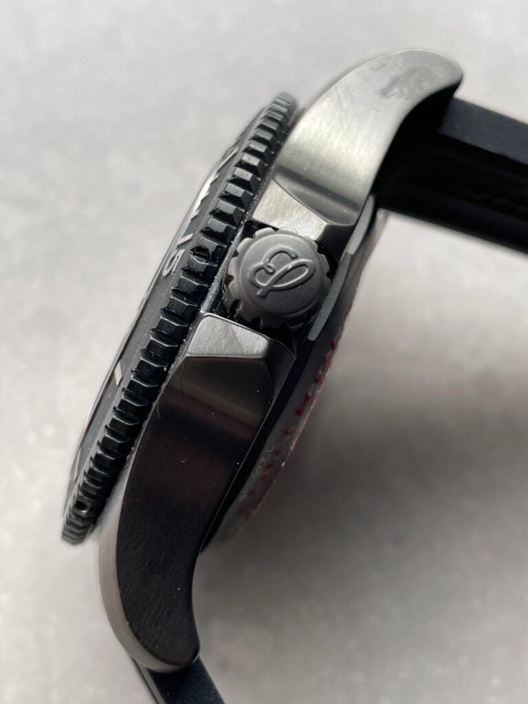 Breitling Superocean Automatic 44 TF 1:1 Best Edition Black Dial Black Bezel on Black Rubber Strap A2824 - Image 7