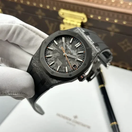 Audemars Piguet Royal Oak DiW 15500 Case Carbon Second Hand Is Orange 41mm - Image 3