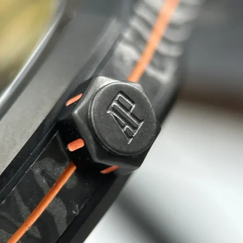 Audemars Piguet Royal Oak DiW 15500 Case Carbon Second Hand Is Orange 41mm - Image 7
