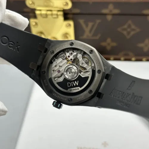 Audemars Piguet Royal Oak DiW 15500 Case Carbon Second Hand Is Blue 41mm - Image 8