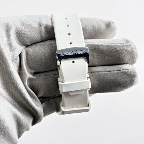 Royal Oak Offshore Stainless Steel White Dial Diamond Bezel - Image 5