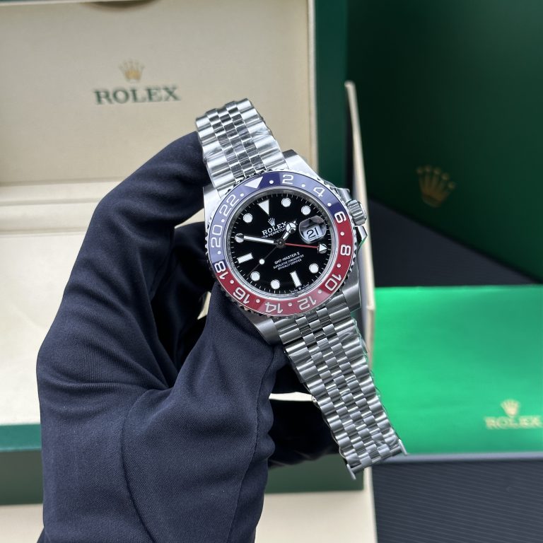 Rolex GMT-Master II Pepsi Black Dial Jubilee Strap VS Factory 40mm